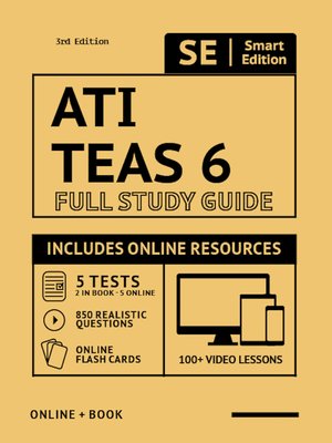 cover image of ATI TEAS 6 Full Study Guide 2021-2022